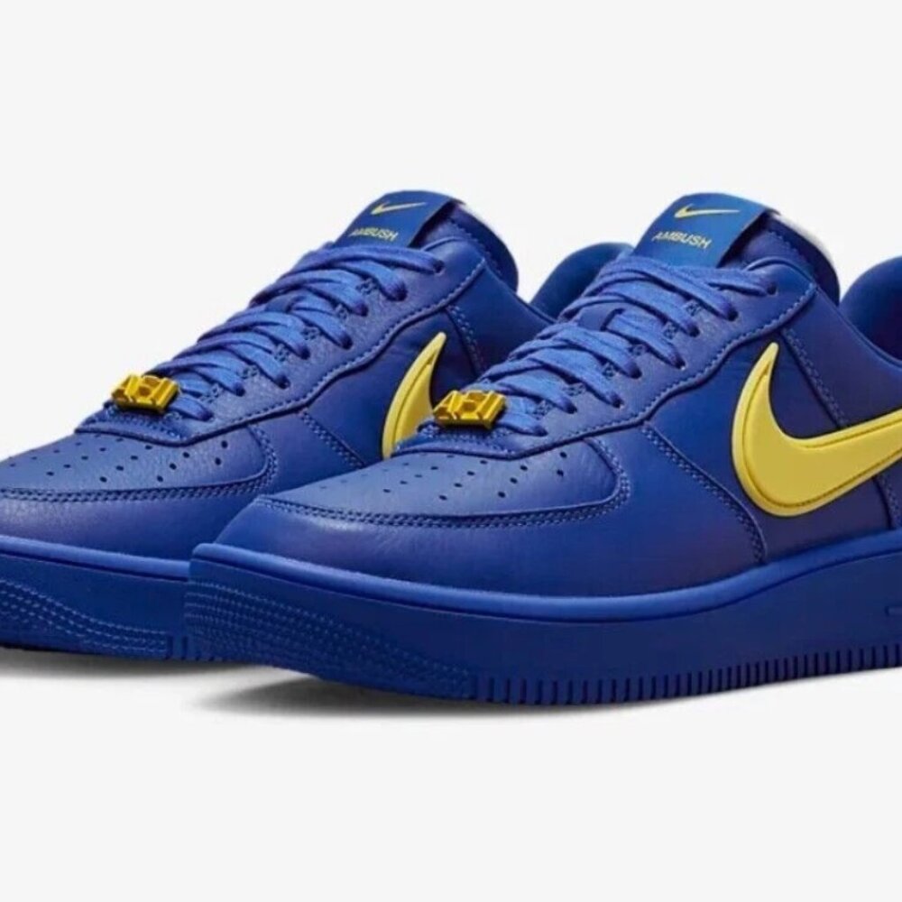 NWT Nike Air Force 1 Low SP x AMBUSH Shoes Game Royal Sulfer DV3464-400